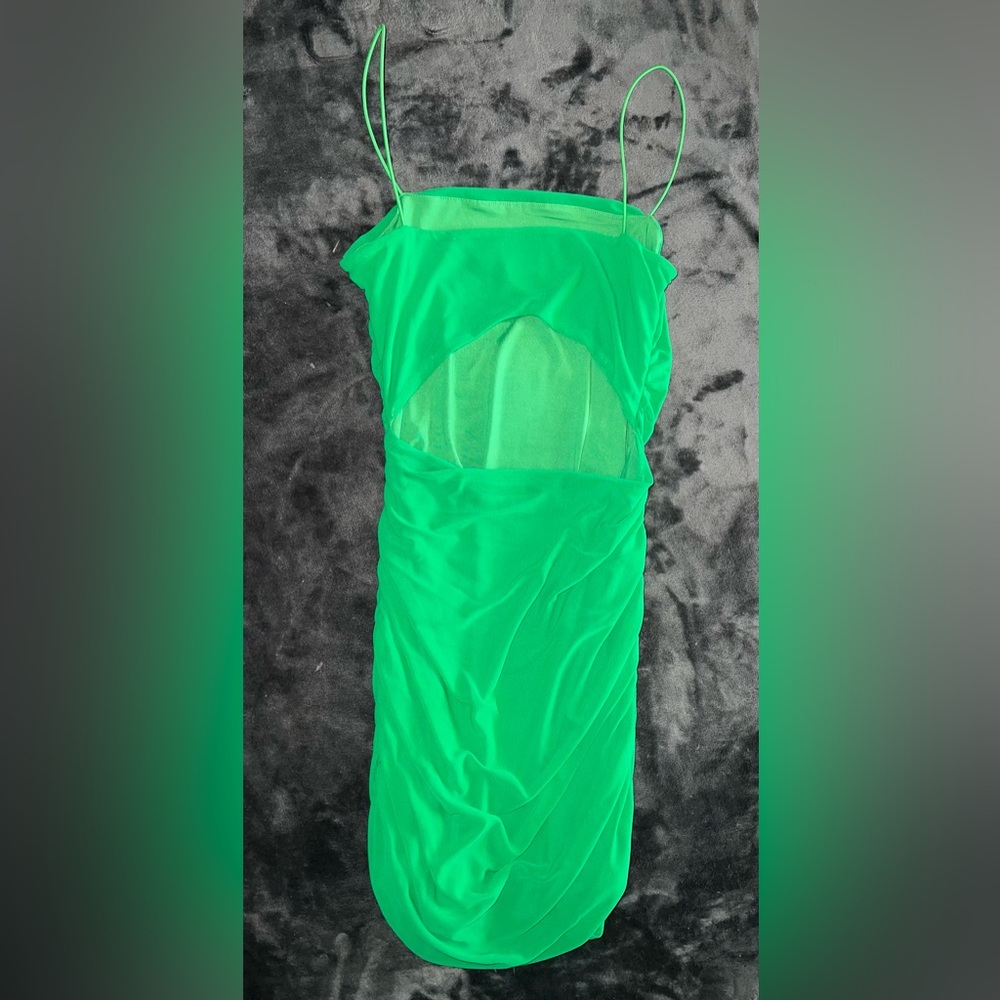 Princess Polly Holloway Wishes Mini Dress in Green Size 6 - Picture 8 of 14